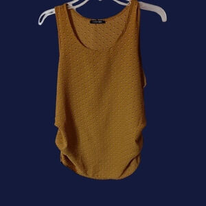 Papermoon mustard color blouse size Small